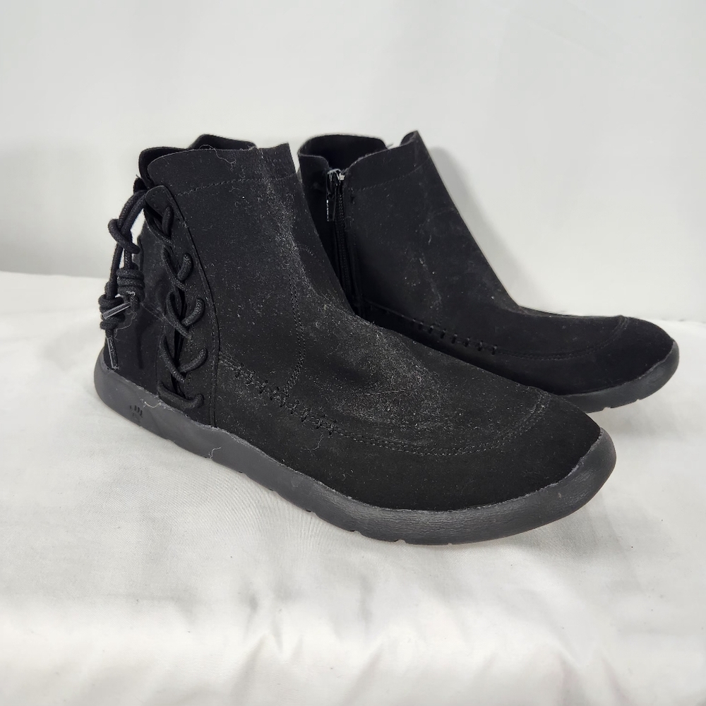 NEW BEARPAW PIPER BACK ANKLE BOOTS BOOTIES WOMENS 9
